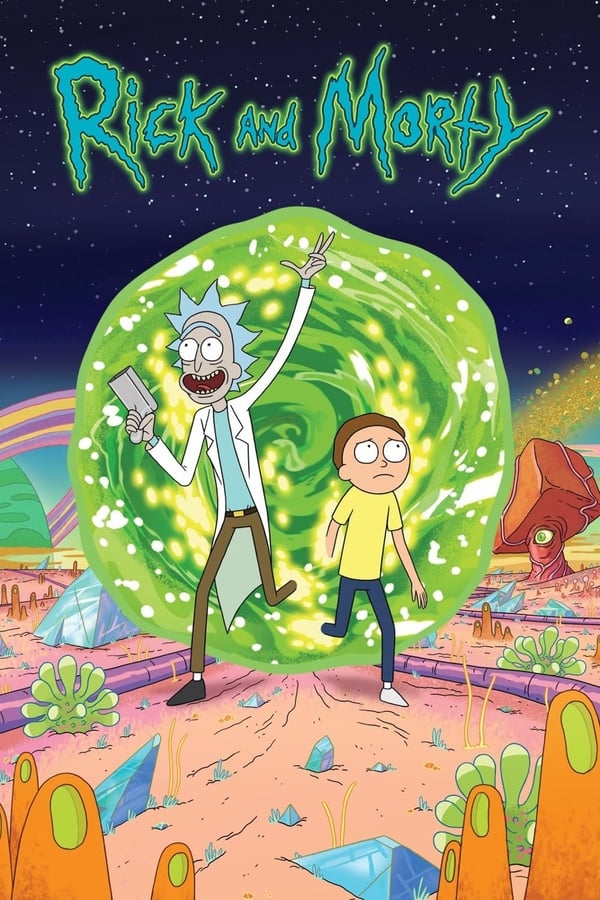 capa do anime rick and morty